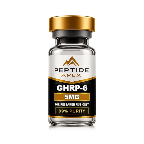 GHRP-6 5MG Peptide Apex vial